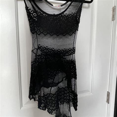 Women's Black Cover-ups | Depop