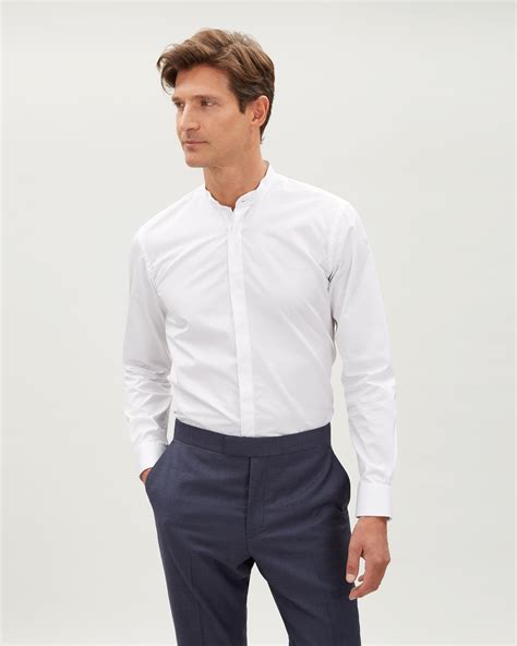 Can You Wear A Collarless Shirt With A Suit at Kaitlyn Joseland blog