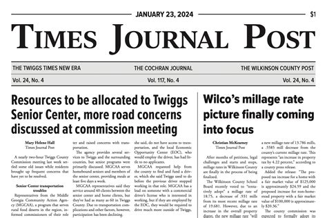 Times Journal Post — Jan. 23, 2025 – Times Journal Post