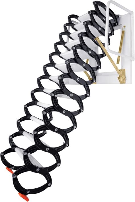 Gdrasuya10 Black Retractable Attic Ladder - 12 Steps, 3m India | Ubuy