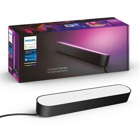Philips Hue Play Bord- og vegglampe - Svart - Smart belysning | Kjell ...