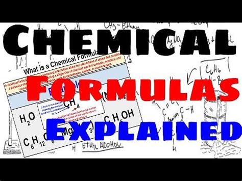 Image result for Chemical Formulas Explained
