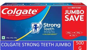 Colgate Strong Teeth With Amino Shakti JUMBO # (Pack of 1 ) 500G ...