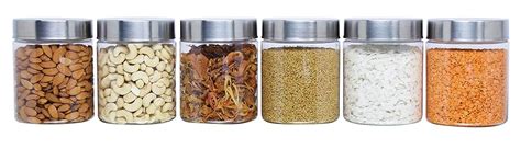 Buy KOLORR Classic Plastic Pet Jar Kitchen Storage Organiser Containers ...