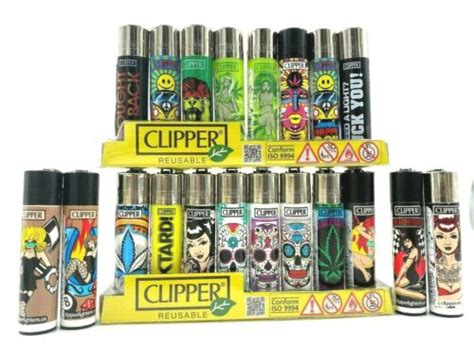20 Ct Bundle CLIPPER LIGHTERS Full Size Refillable India | Ubuy