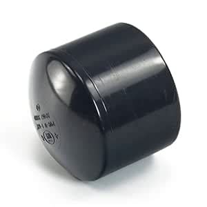 1-1/2 '' Inch SCH80 UPVC Eng Cap Plug Connector Fitting Coupling Black ...