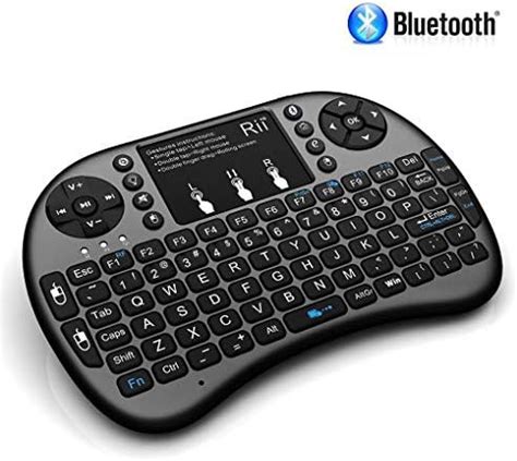 Amazon.in: Buy Rii X8 2.4GHz Mini Wireless Keyboard with Touchpad Mouse ...