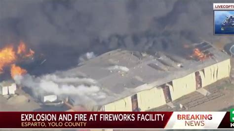 Massive explosion totally destroys fireworks warehouse in California ...