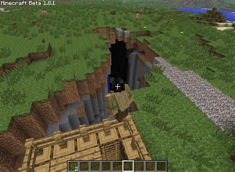 *seed* Ravine Crossed Village Minecraft Map