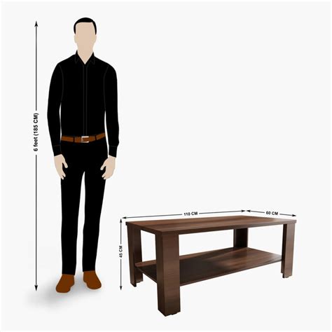 Buy Clary Coffee Table - Brown from Home Centre at just INR 8748.0