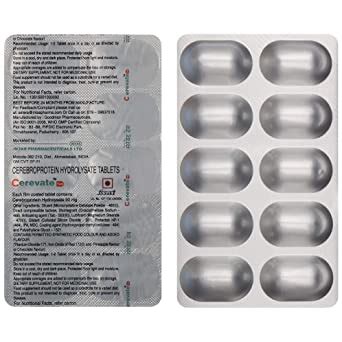 Cerevate - Blister Pack of 10 Tablets : Amazon.in: Health & Personal Care