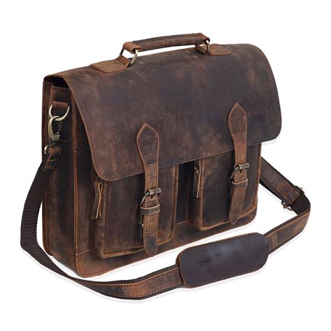 BAKERSFIELD LAPTOP LEATHER BRIEFCASE – The Leather Farm