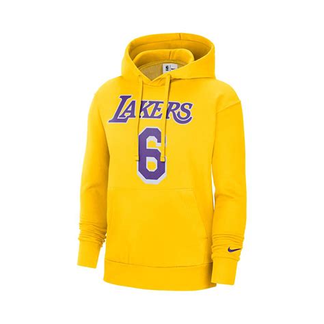 Nike Los Angeles Lakers Pullover Fleece Essential Erkek Sweatshirt ...