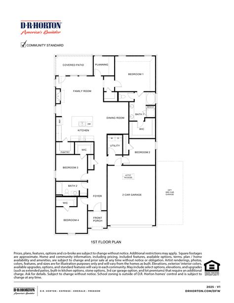 Floor Plan in Lakewood Trails | Forney, TX | D.R. Horton