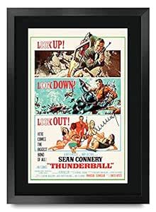 HWC Trading James Bond - Thunderball Movie Poster Sean Connery Signed ...