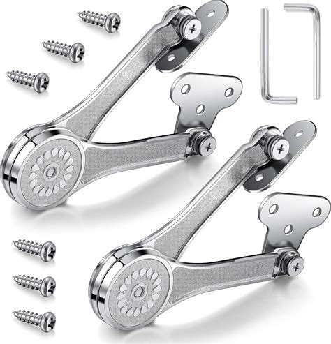 Buy Hotop Heavy Duty Lid Support Hinges Toy Box Hinges Soft Close ...