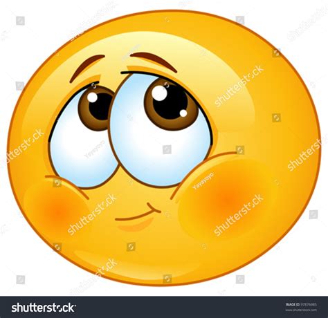Shy Emoticon Stock Vector (Royalty Free) 97876985 - Shutterstock