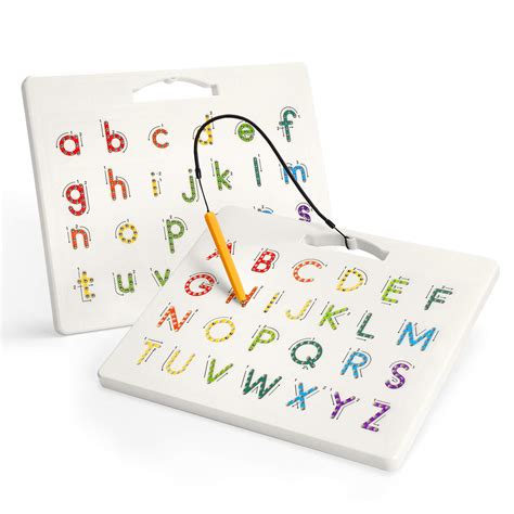 Buy BAMMAX Magnetic Drawing Board, Magnetic Alphabet Letter Tracing ...