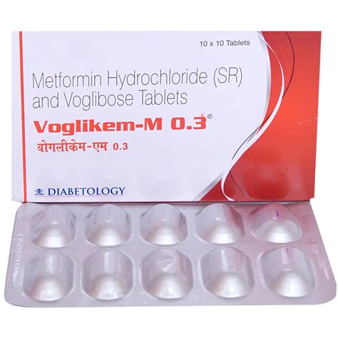 Voglikem M 0.3 Tablet 10's Price, Uses, Side Effects, Composition ...