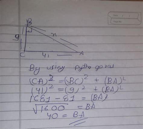find the length of (AB) - Brainly.in