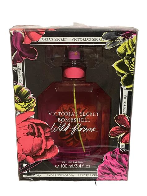 Amazon.com : Victoria's Secret Bombshell Wild Flower Eau De Parfum Spray,3.40 Fl Oz (Pack of 1 ...