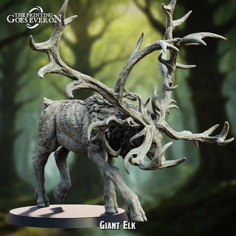 Giant Elk | The Printing Goes Ever On