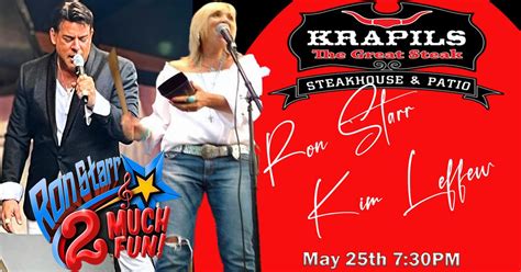 Ron Starr duo, Krapil's The Great Steak, Worth, 25 May 2024 | AllEvents.in