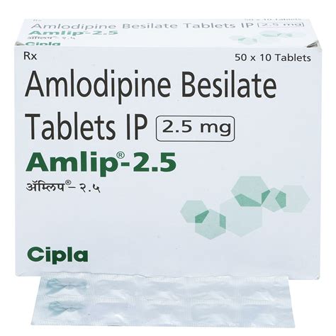 Amlip-2.5 Tablet 10's Price, Uses, Side Effects, Composition - Apollo ...