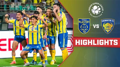 Watch Kerala Blasters FC Vs Chennaiyin FC - Highlights Video Online(HD ...