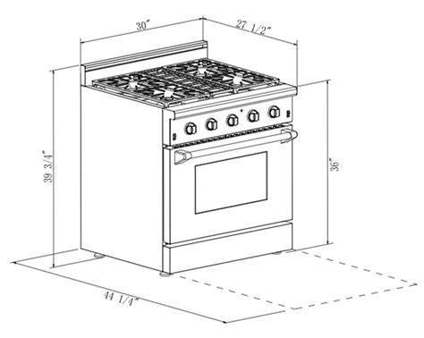 Thor Kitchen HRG3080U 30" Freestanding Professional Style Gas Range ...