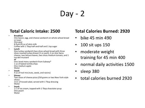 diet plan 2500 calories per day