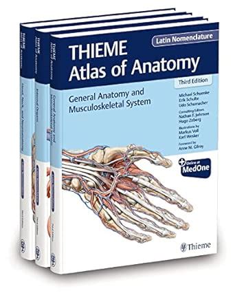 Atlas of Anatomy, Latin Nomenclature, Three Volume Set, Third Edition ...