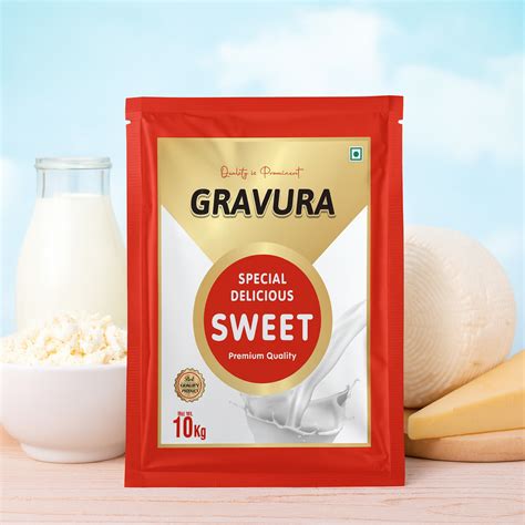 Special Delicious Sweet Mawa Packaging Design Template – Gravura Designs