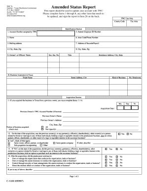 Twc Tax Area Form - Fill and Sign Printable Template Online