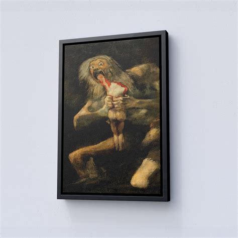 Saturn Devouring His Son Canvas/poster, Francisco Goya Wall Art, Francisco Goya Wall Decoration ...