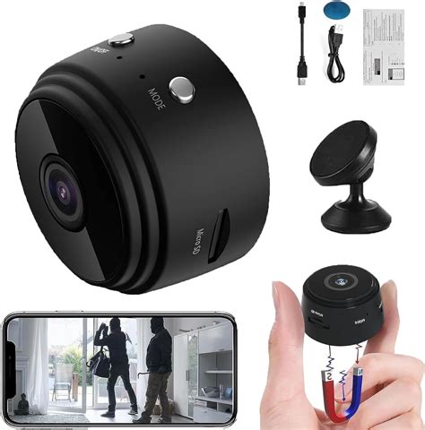 Amazon.com : Spy Focus Magnetic Mini Security Camera Outdoor,1080p HD ...