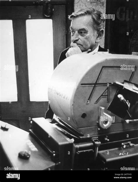 Director DAVID LEAN on set candid during filming of RYAN'S DAUGHTER 1970 screenplay ROBERT BOLT ...