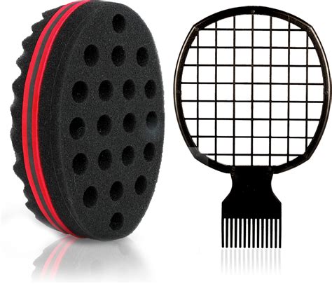 Amazon.com : 2 PCS Afro Twist Hair Tools Set Hair Sponge Hair Comb for ...