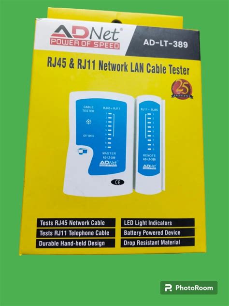 Adnet power of speed LAN Cable Tester