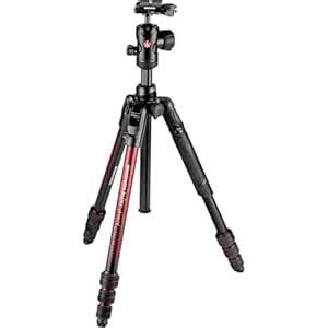 Buy Manfrotto Befree Adv Al Twt Red Kit Bh,Black (Mkbfrta4Rd-Bhus) Pack ...