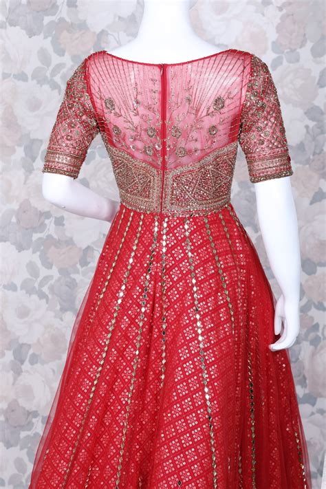 Red Gown | Mahek Designs