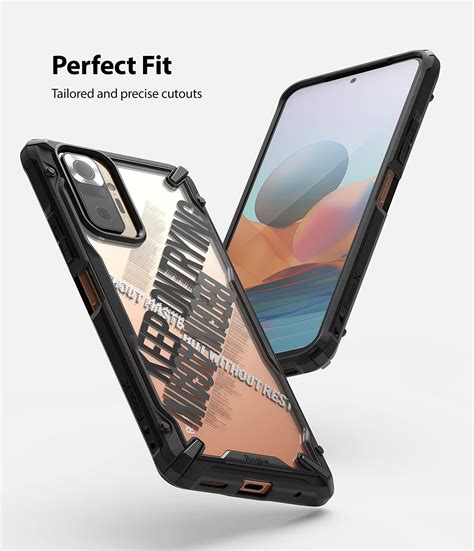 Redmi Note 10 / Redmi Note 10S Back Cover Case | Fusion X - Cross