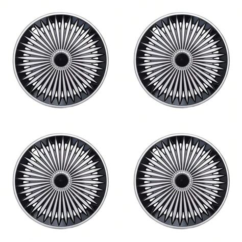 Hubcaps Wheel Covers for Cars Premium black white Hubcaps 13" HY Wheel ...