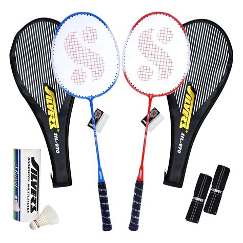 Buy Silver's SIL-970 COMBO4 Badminton Kit Online at Low Prices in India ...
