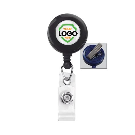 Custom Badge Reels - Retractable ID Badge Reels With Swivel Spring Clip ...
