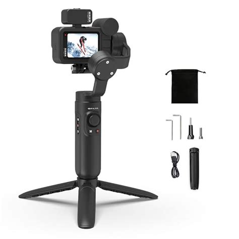INKEE Falcon Plus Gimbal Stabilizer for GoPro Hero 11/10/9/8/7/6/5 ...