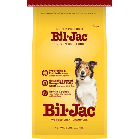 Bil-Jac Chicken Flavor Chunk Frozen Dog Food, 5 lb. Bag - Walmart.com