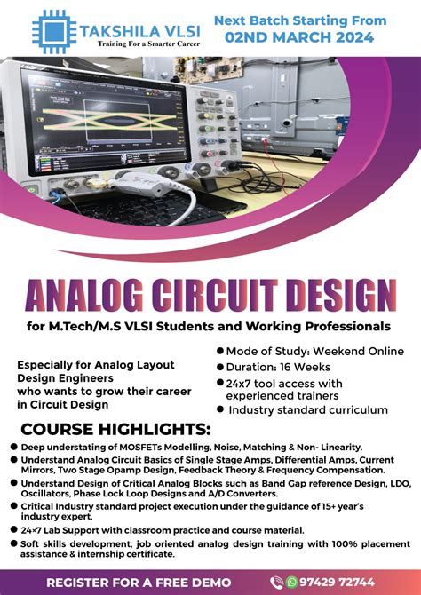Takshila VLSI’s Analog Circuit Design Course for M.Tech/M.S VLSI ...
