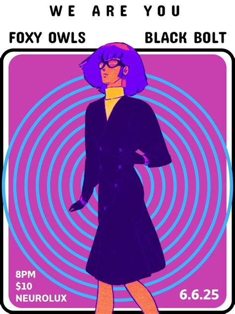 We Are You, Foxy Owls, Black Bolt @ Neurolux, Neurolux Lounge, Boise, 6 ...