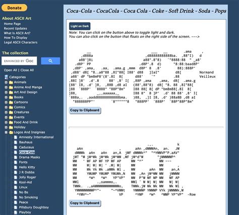 ASCII Art Collection 三十年前流行的 ASCII 藝術圖彙整，探索網路世界發展演進